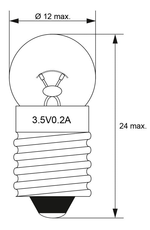 Taschenlampen-Kugel, 0,7 W