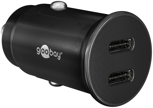 Dual USB-C™ PD (Power Delivery) Fast Car Charger (30W)