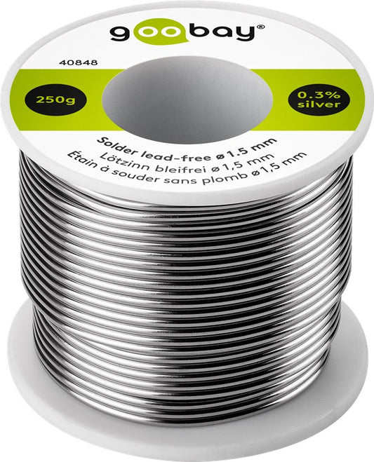 Lead-free solder, ø 1.5 mm, 250 g