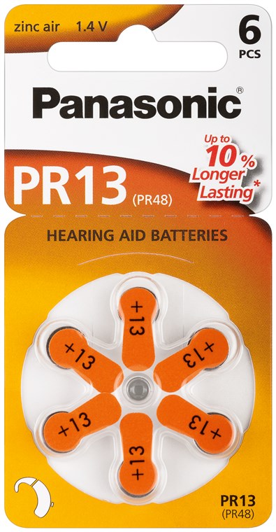 V13/PR48 (PR13) Batterie, 6 Stk. im Blister
