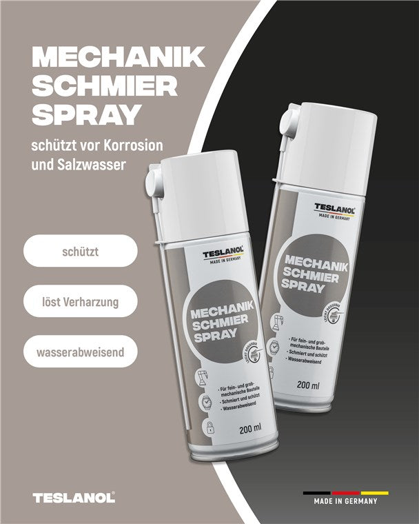Mechanical lubricant spray