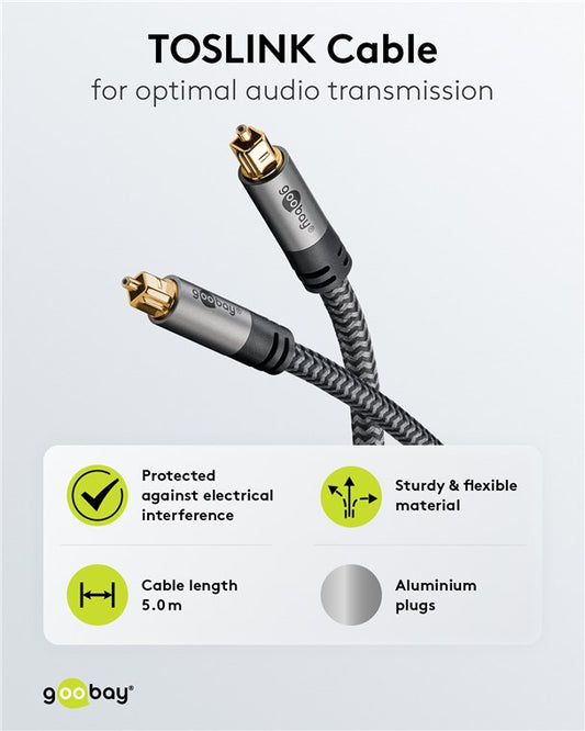 TOSLINK-Kabel, 5 m