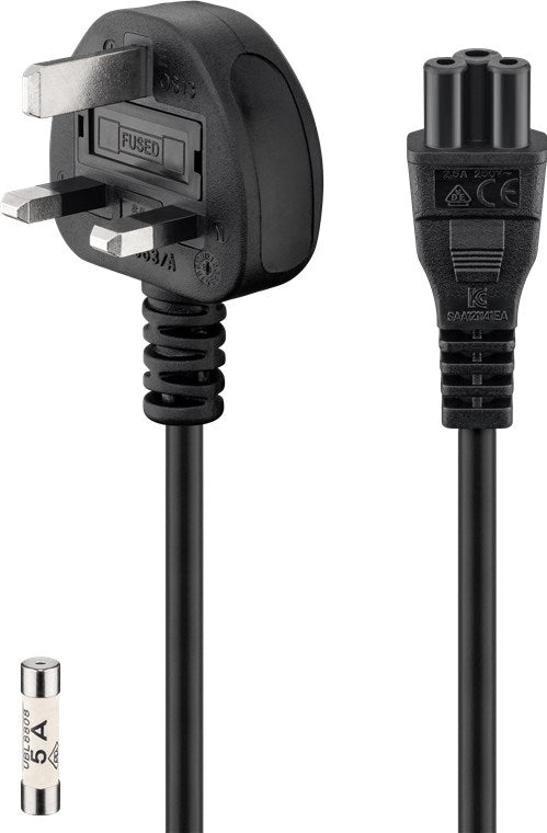 UK - Device connection cable, 1.8 m, black