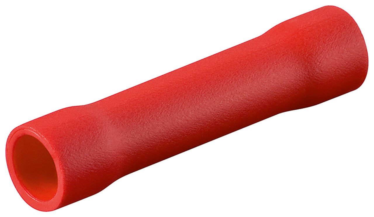 Butt connector, red