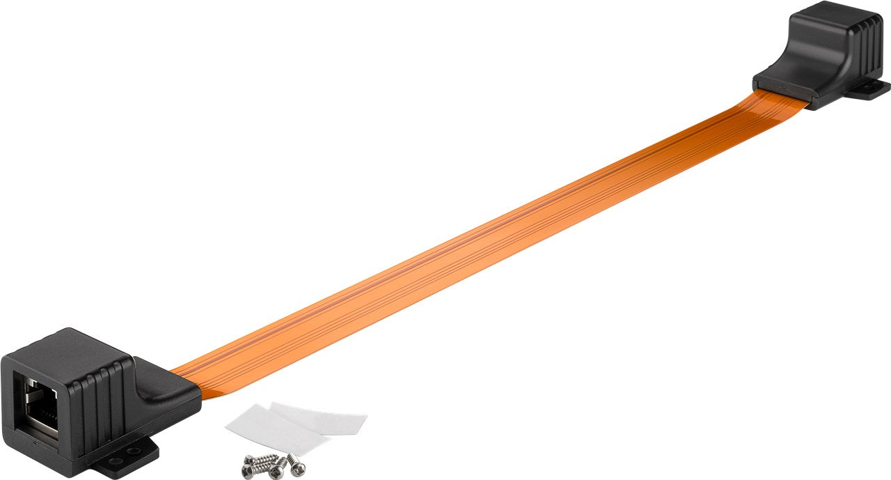 RJ45 LAN Fensterdurchführung Ultra-Slim 0,5 m
