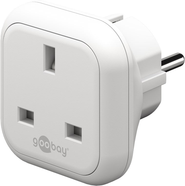 Reiseadapter UK auf Europa, weiß