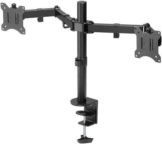 Double monitor mount Flex, black