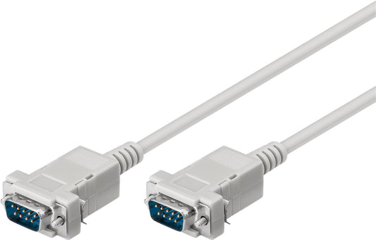 D-SUB 9 pin Anschlusskabel, Stecker/Stecker, seriell 1:1