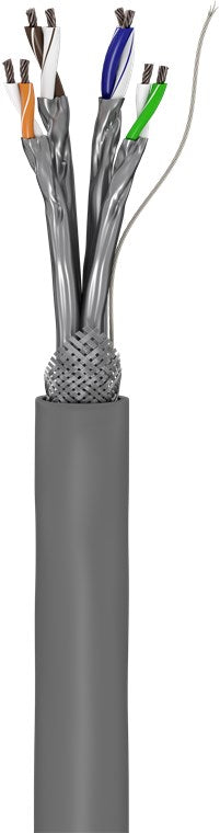 CAT 6 Netzwerkkabel, S/FTP (PiMF), grau