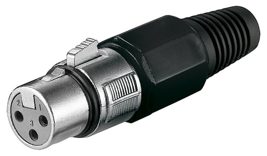 Mikrofonkupplung, XLR-Buchse (3-Pin)