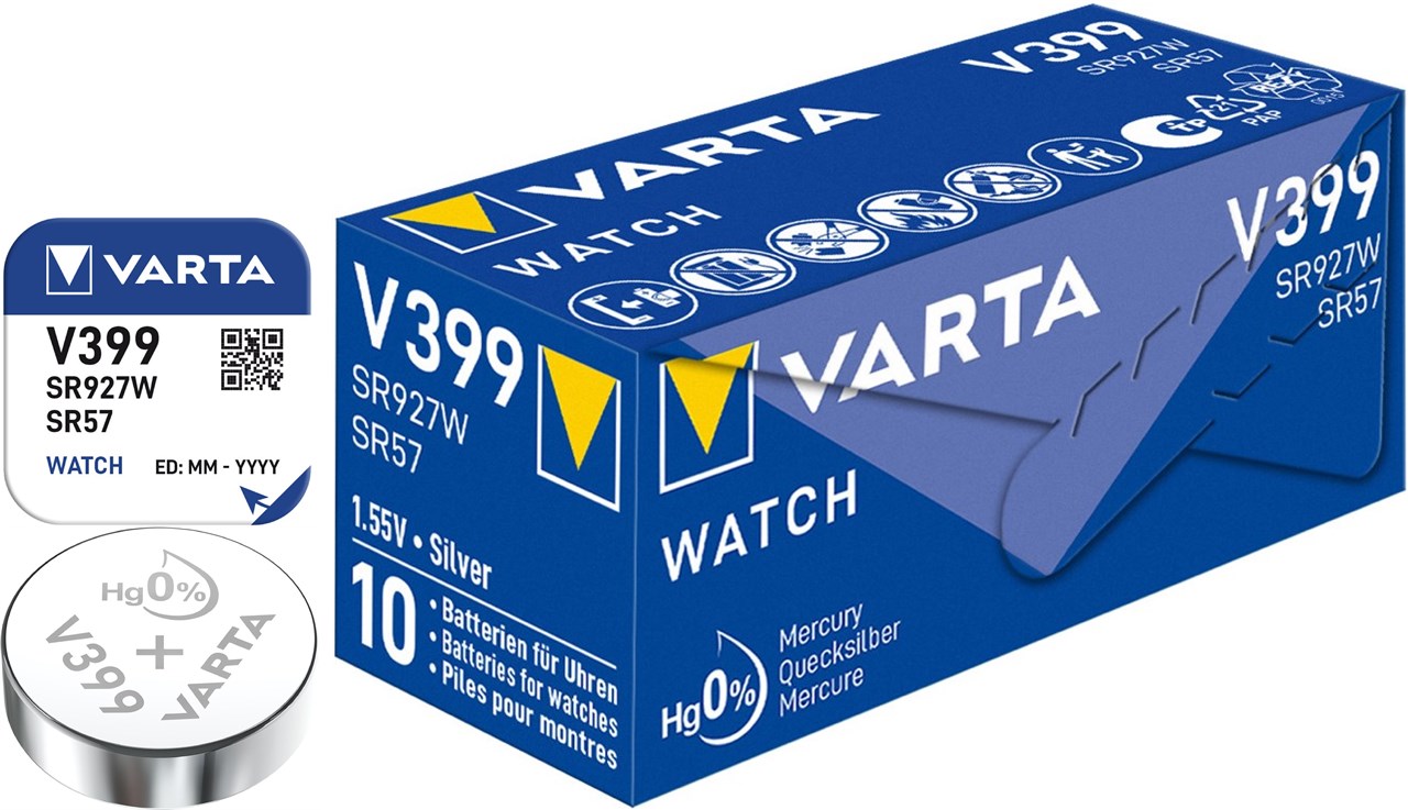 SR57 (V399) Batterie, 10 Stk. in Box