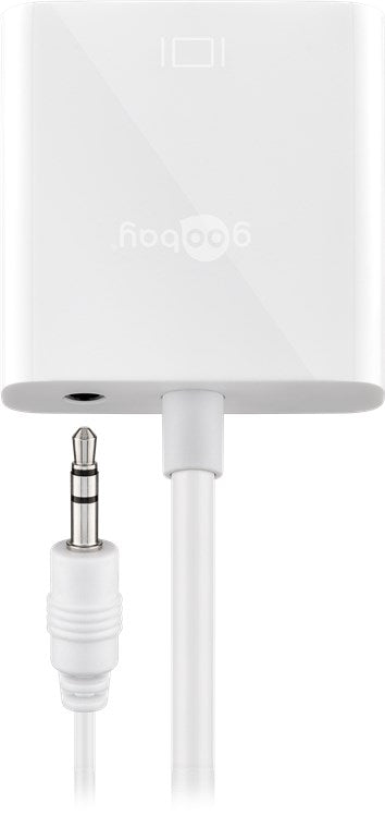HDMI™/VGA adapter, nickel-plated