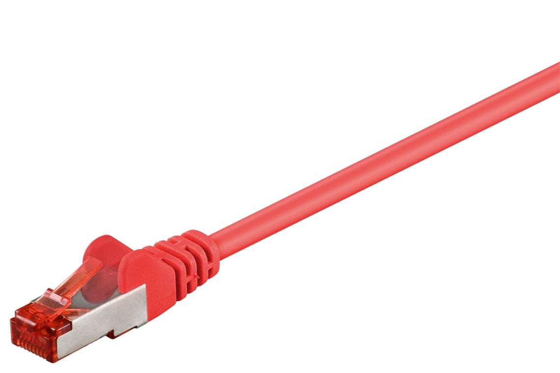 CAT 6 patch cable, S/FTP (PiMF), red