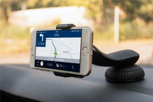 Smartphone car holder with suction cup