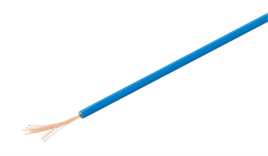 Kupferlitze isoliert, 10 m, blau