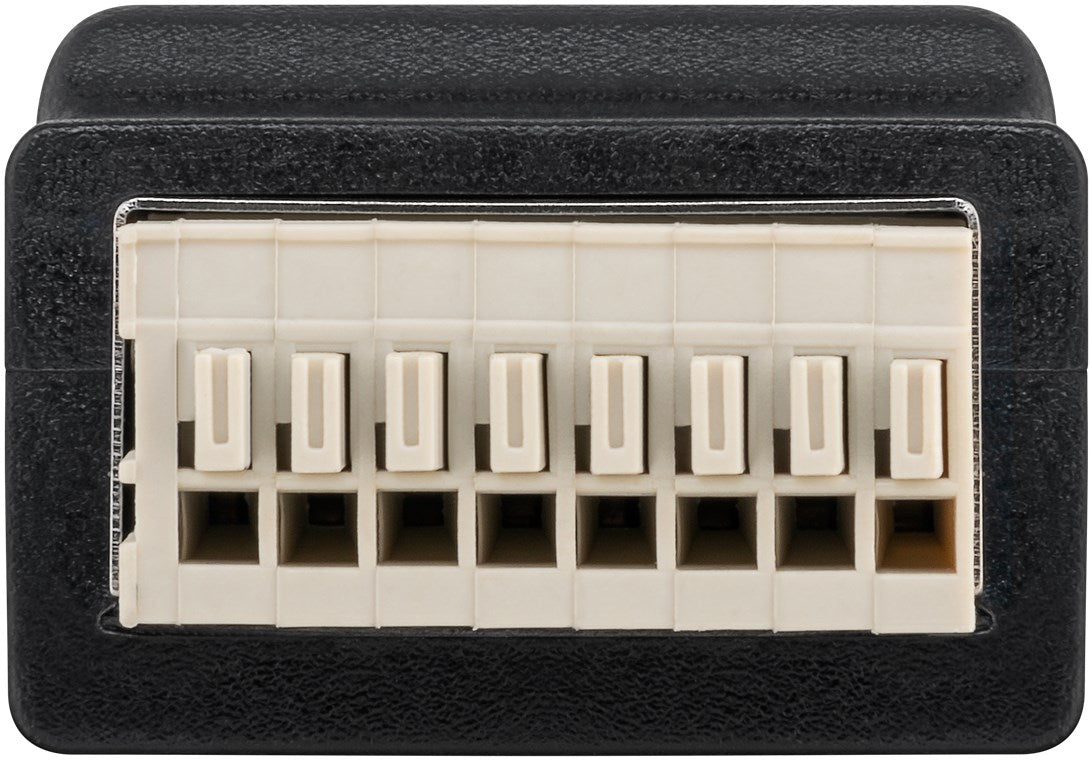 Terminal Block 8-pin > RJ45-Buchse (8P8C)