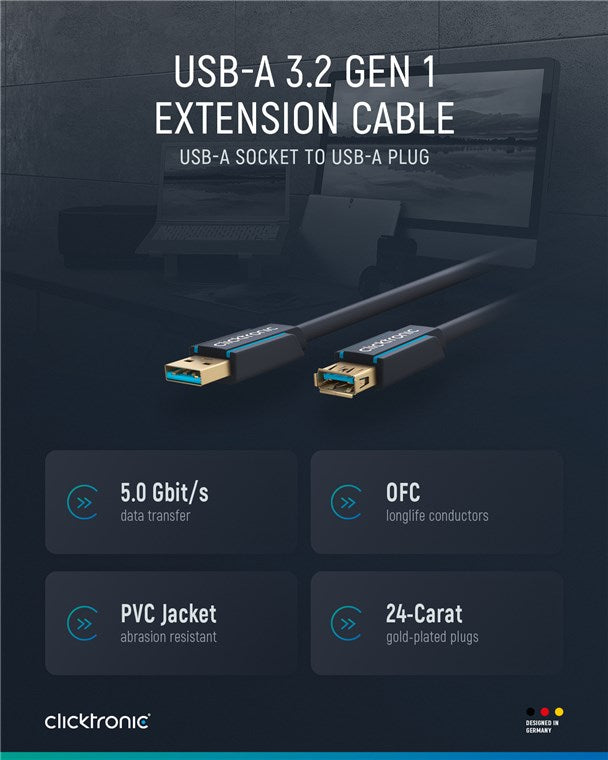 USB-A-Verlängerungskabel