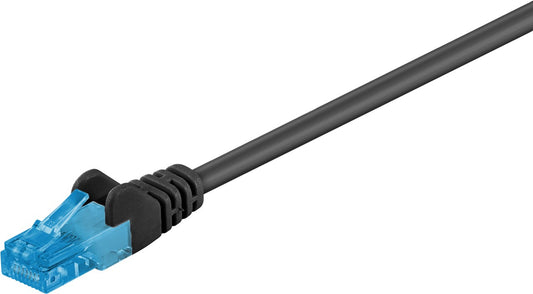 Ultraflexibles CAT 6A Patchkabel U/UTP, schwarz
