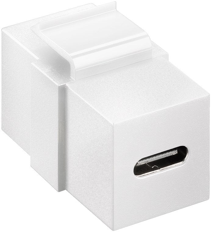 Keystone module USB-C™ connector, USB 3.2 Gen 2 (10 Gbit/s), white