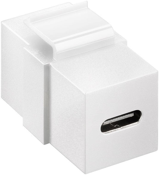 Keystone-Modul USB-C™-Verbinder, USB 3.2 Gen 2 (10 Gbit/s), weiß