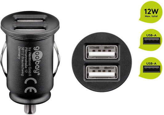 Dual-USB Auto-Ladegerät (12 W)