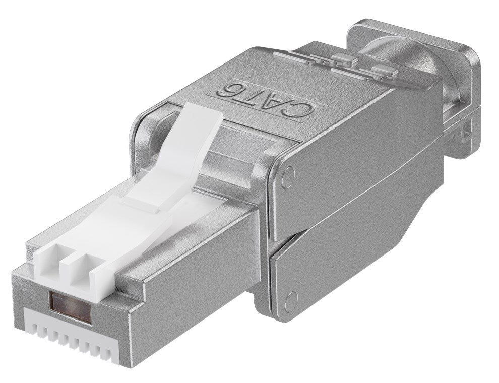 Aletsiz RJ45 konnektör CAT 6 STP korumalı