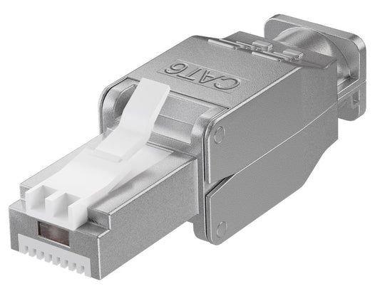 Tool-free RJ45 connector CAT 6 STP shielded