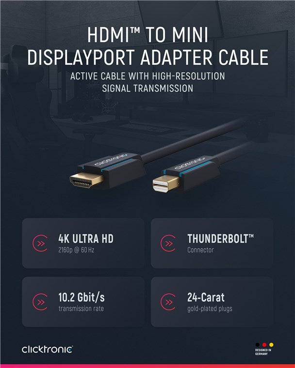 Aktives mini DisplayPort™-auf-HDMI™-Adapterkabel