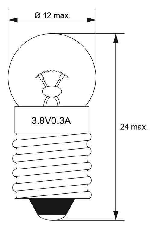 Taschenlampen-Kugel, 1,14 W