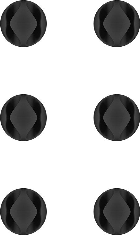 Kabelmanagement 2-Slots, schwarz