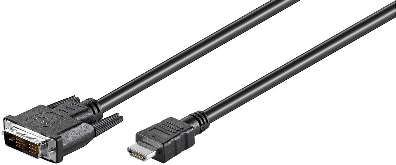 DVI-D/HDMI™-Kabel, vernickelt