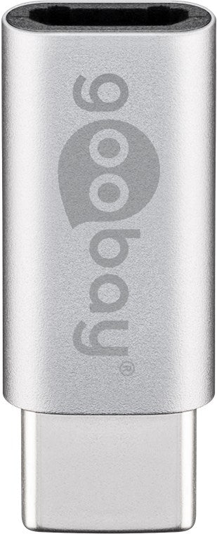 USB-Adapter Micro-USB auf USB-C™, silber