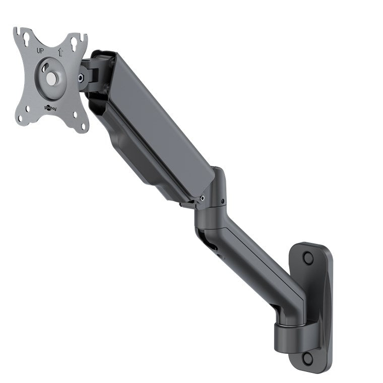 Single-Monitor-Wandhalterung mit mechanischer Feder