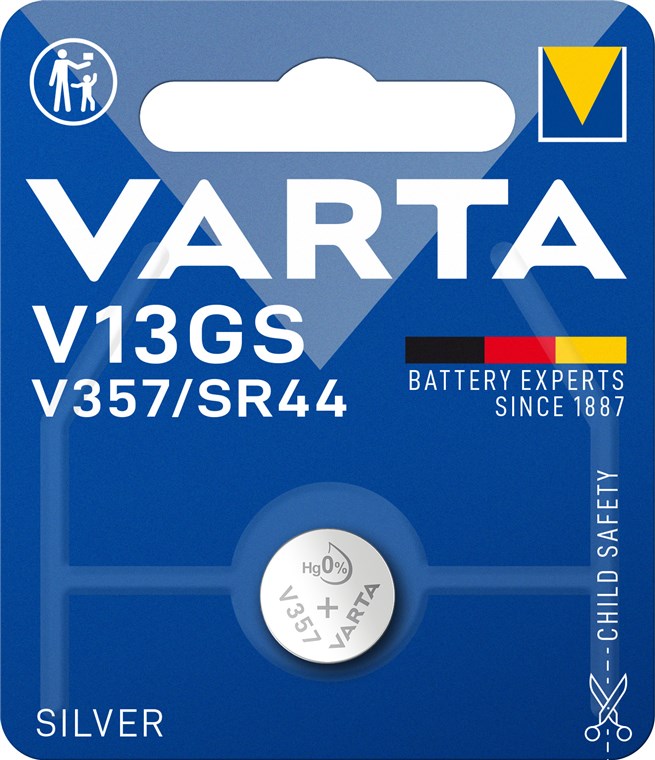 SR44 (V13GS/357) Batterie, 1 Stk. im Blister