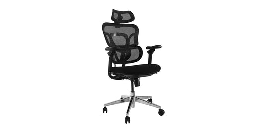 Ergonomischer Bürostuhl+Kopf/Armstützen+SFS