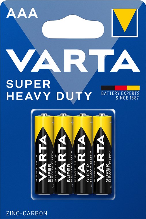 R03/AAA (Micro) (2003) Batterie, 4 Stk. Blister