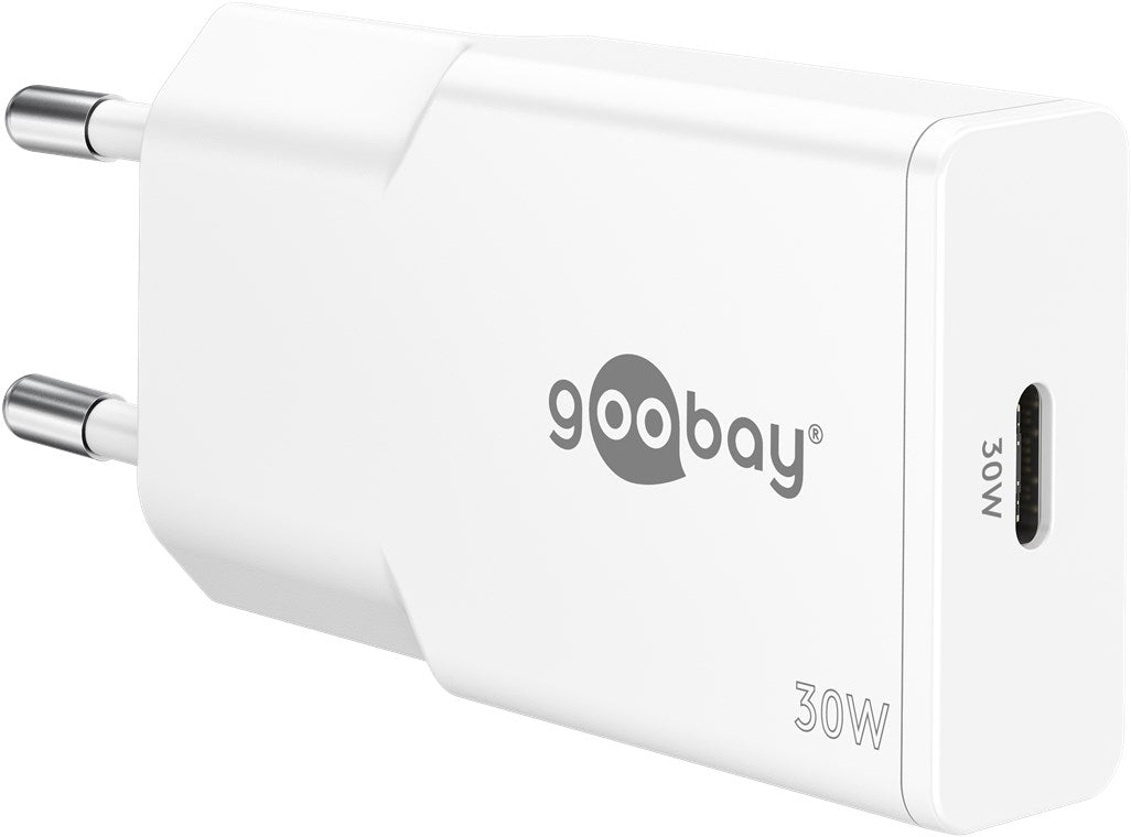 USB-C™ PD GaN Schnellladegerät Slim (30 W) weiß