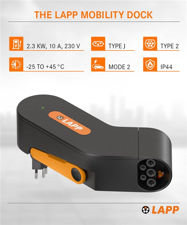 Mobility Dock Schweiz, Ladegerät für Elektrofahrzeug