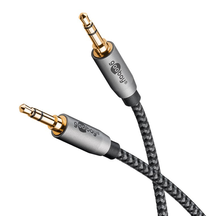 Audio connection cable AUX, 3.5 mm stereo, 5 m