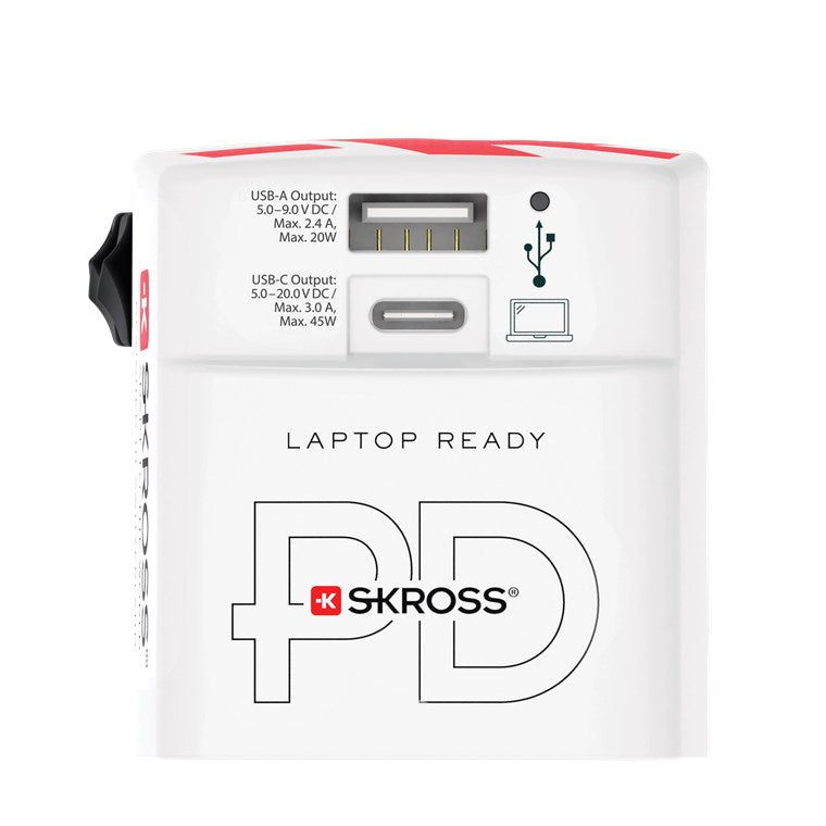 Reiseadapter World USB Charger AC45PD