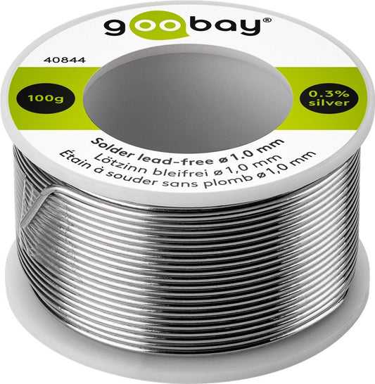 Lead-free solder, ø 1.0 mm, 100 g