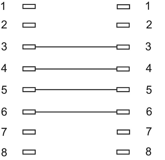 ISDN modular connection cable
