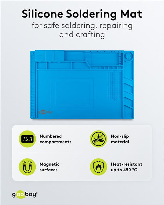 Silicone soldering mat