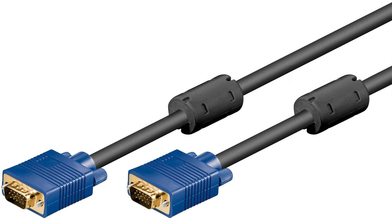 Full HD SVGA-Monitorkabel, vergoldet