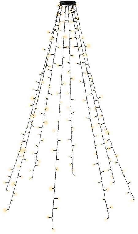 200 LED-Baummantel mit Ring, 8x 1,5 m