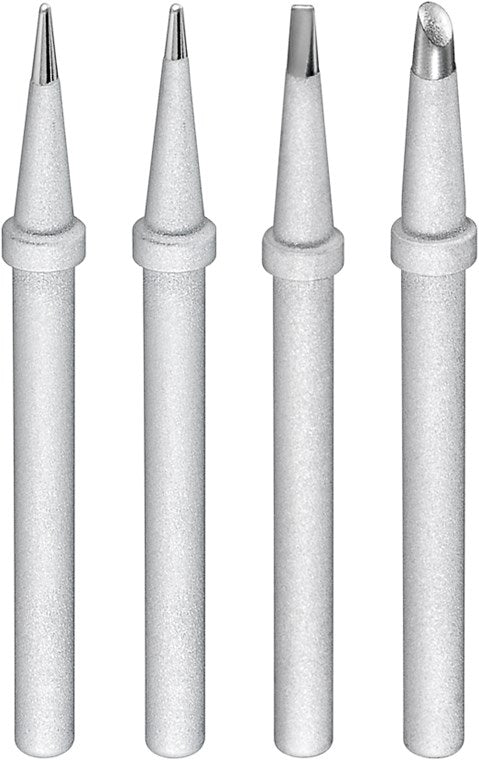 Replacement soldering tip set for soldering station AP2, 4 different tips