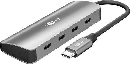 Slim 4-Port USB-Hub, USB-C™ auf USB-C™, 10 Gbit/s