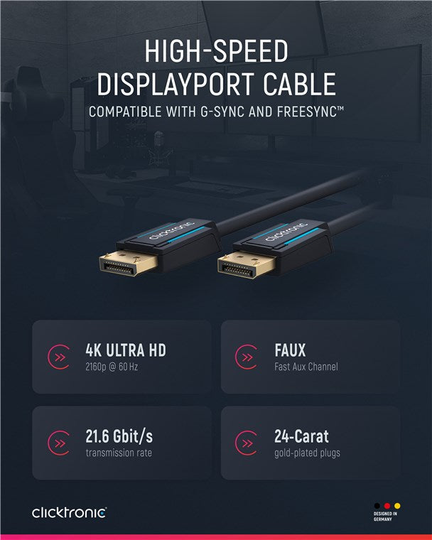 DisplayPort™ kablosu
