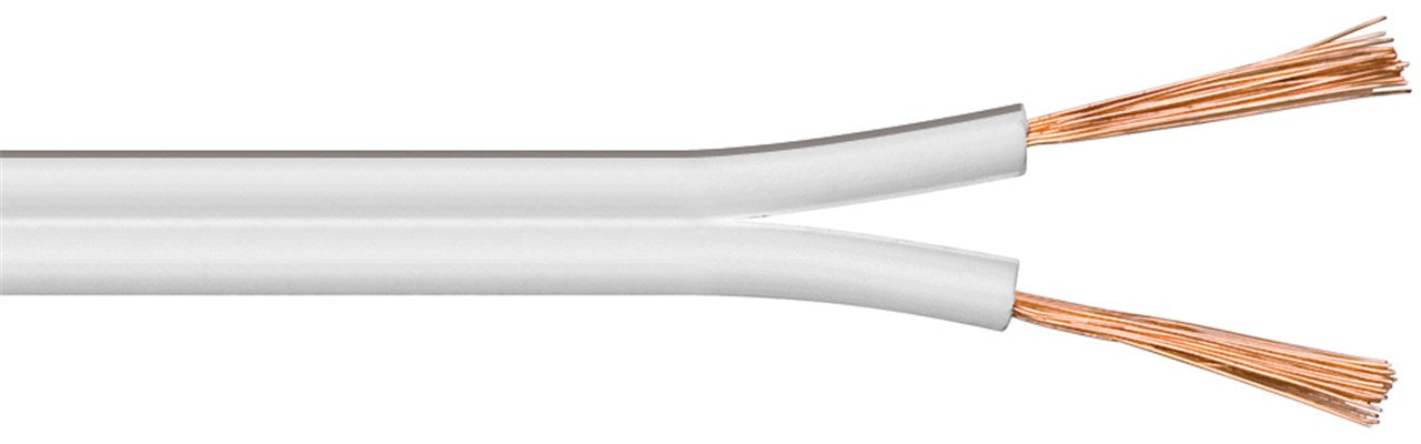 Lautsprecherkabel weiß