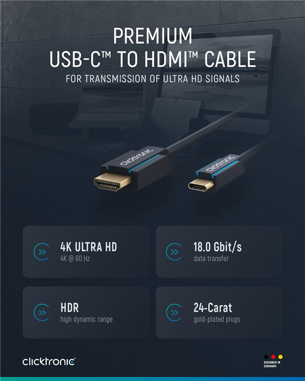 USB-C™ - HDMI™ adaptör kablosu